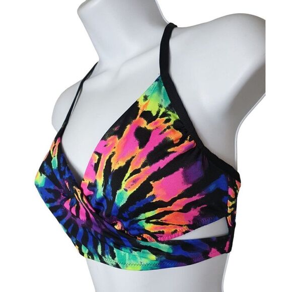 PINK VS Ultimate Sports Bra XS Low Mid Impact T-Back Sports Bra Medium - Picture 2 of 7